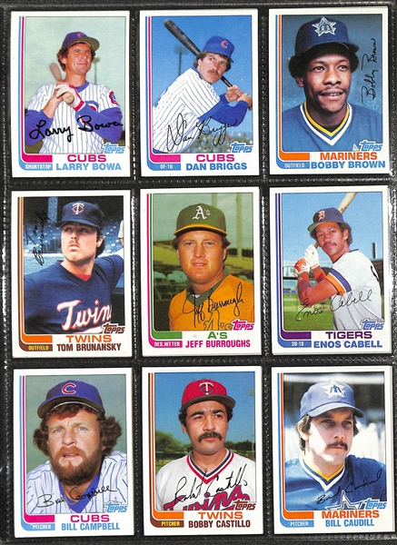 1982 Topps Traded Complete Set w/ PSA 9 Cal Ripken Jr. Rookie Card