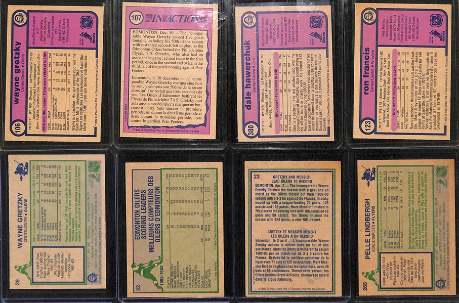 1982-83 & 1983-84 O-Pee-Chee Hockey Complete Sets w. Gretzky and Messier