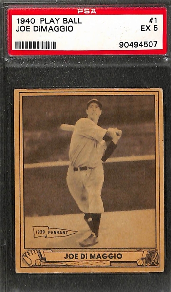 1940 Play Ball Joe DiMaggio PSA 5