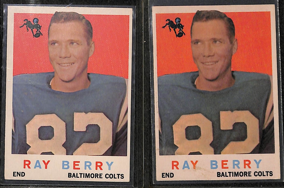 (100+) 1959 Topps Football Cards w. Bobby Layne