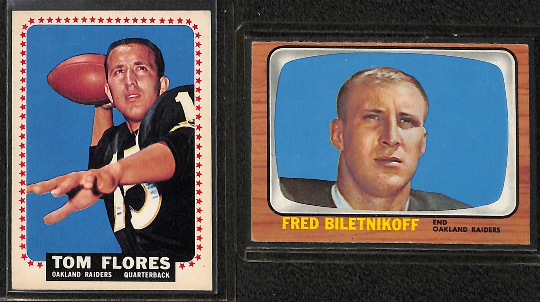 (125+) 1964, 1966, & 1967 Topps Football Cards w. 1964 Lance Alworth & 1967 Wahoo McDaniel RC