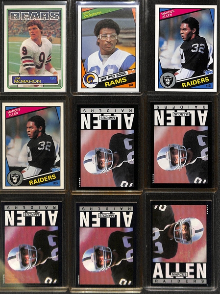 (300+) 1979-1985 Topps Football Cards w. 1979 Earl Campbell RC & 1982 Lawrence Taylor RC x2