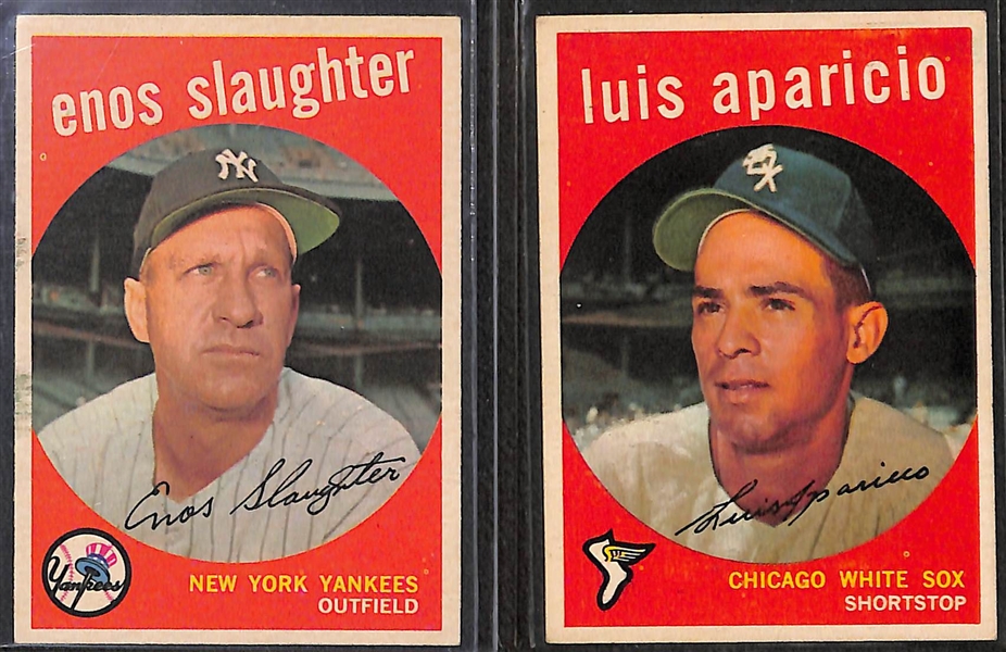 (150) 1959 & (170) 1960 Topps Baseball Cards w. Robin Roberts