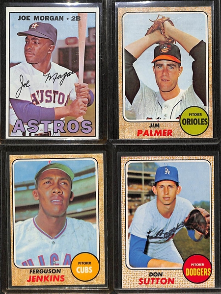 Lot of (280+) 1967-1970 Assorted Topps Baseball Cards w. Jim Palmer