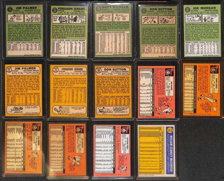 Lot of (280+) 1967-1970 Assorted Topps Baseball Cards w. Jim Palmer