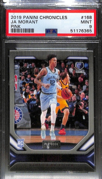 Lot of (3) 2018-20 Star Graded Basketball Rookies w. Luka Doncic, Zion and Morant