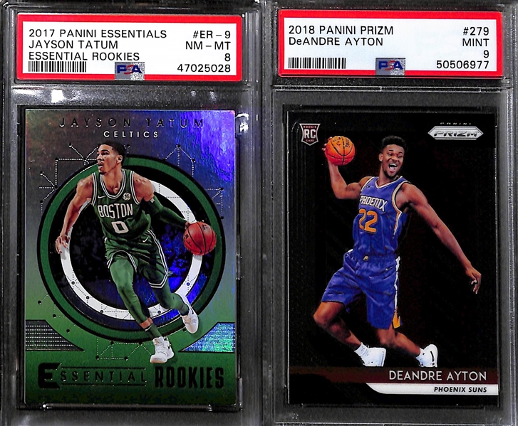 Lot of (7) Basketball Mostly Rookies w. Vince Carter, McGrady,  Tatum, Ayton