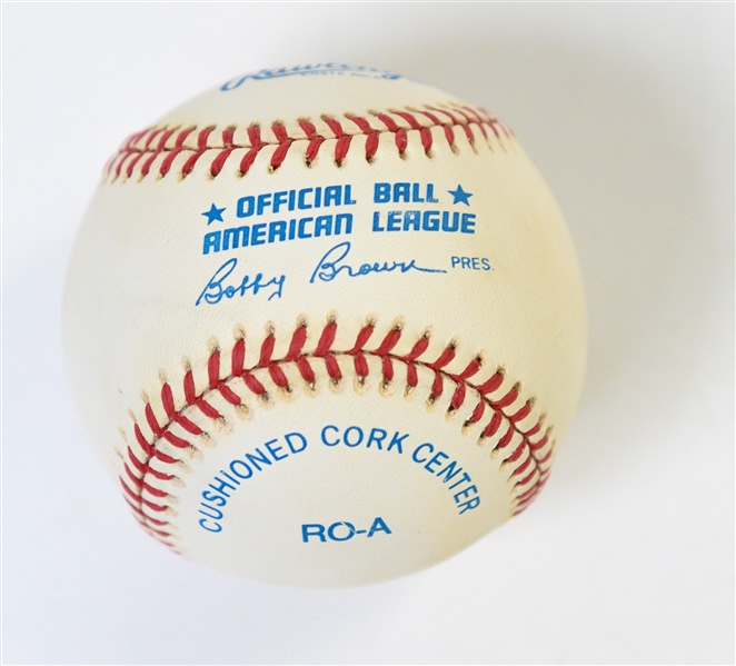 Mickey Mantle Single Signed OAL Rawlings Baseball PSA/DNA Grade 8 (Auto Grade 9, Baseball Grade 7)