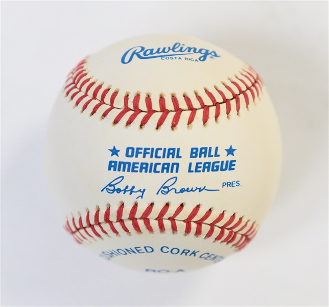 Mickey Mantle Single Signed OAL Rawlings Baseball PSA/DNA Grade 8.5 (Auto Grade 8, Baseball Grade 9)
