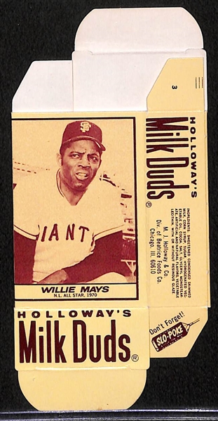 1971 Milk Duds Willie Mays Complete Box