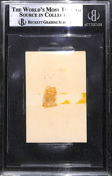 Rare 1957 Sophia Loren Signed Trading Card (Beckett BGS) - Autographed 1957 Vintage Dutch Big Numbers Set Gum Card #96