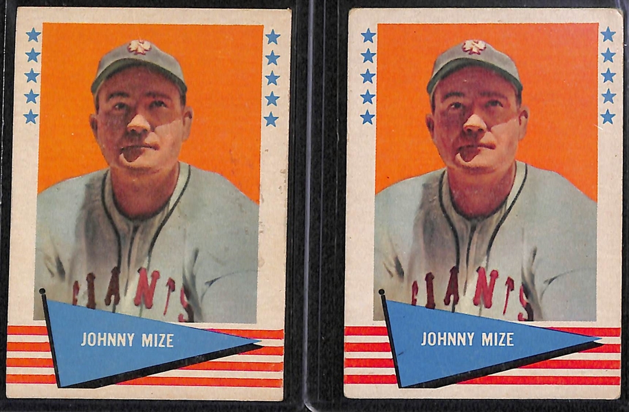  1960 Fleer Baseball Complete Set of 79 Cards + (44) Additional 1960-1963 Fleer Baseball Cards