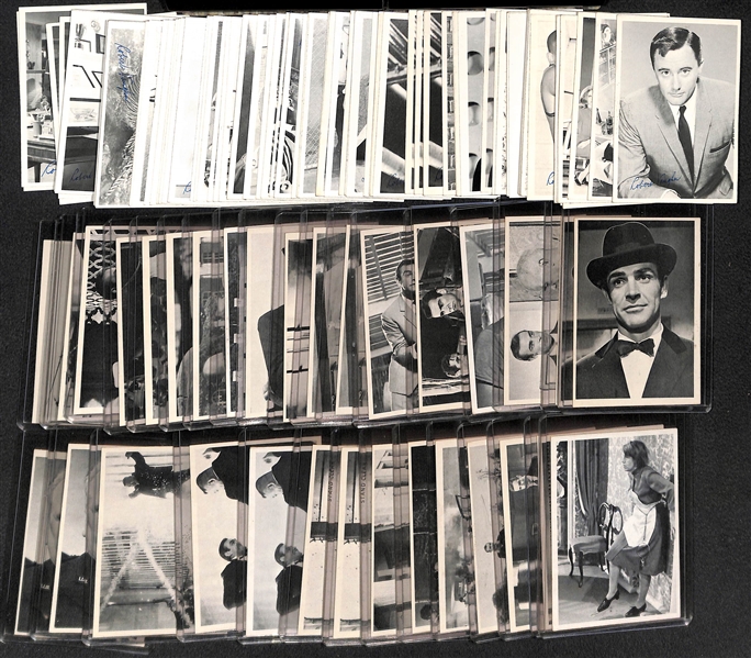  Lot of (80) 1965 Topps Man from UNCLE Cards + (30) 1965 Philadelphia James Bond 007 Cards