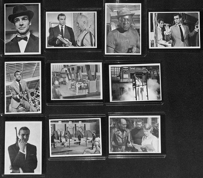  Lot of (80) 1965 Topps Man from UNCLE Cards + (30) 1965 Philadelphia James Bond 007 Cards
