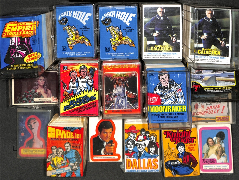  Lot of (16) Non-Sport Mostly Spaced Themed Sets from 1970s-1980s