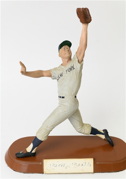 Mickey Mantle Beautifully Autographed Limited Edition (1021/1732) Salvino Figurine w/ Box and Salvino COA