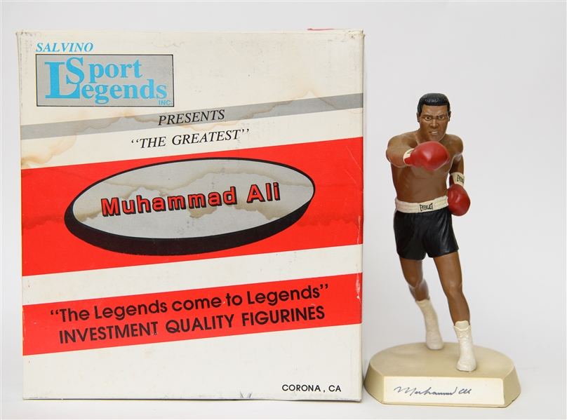 Muhammad Ali The Greatest Special Edition Autographed Salvino Figurine #d to 400 w/ Salvino COA