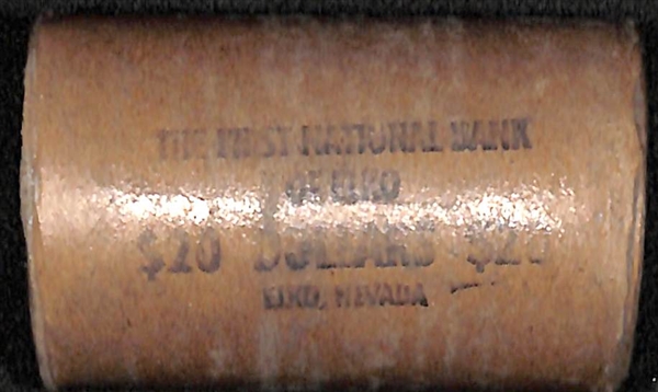 $20 BU Roll of Uncirculated Silver Morgan Dollars w/ (2) Carson City Showing