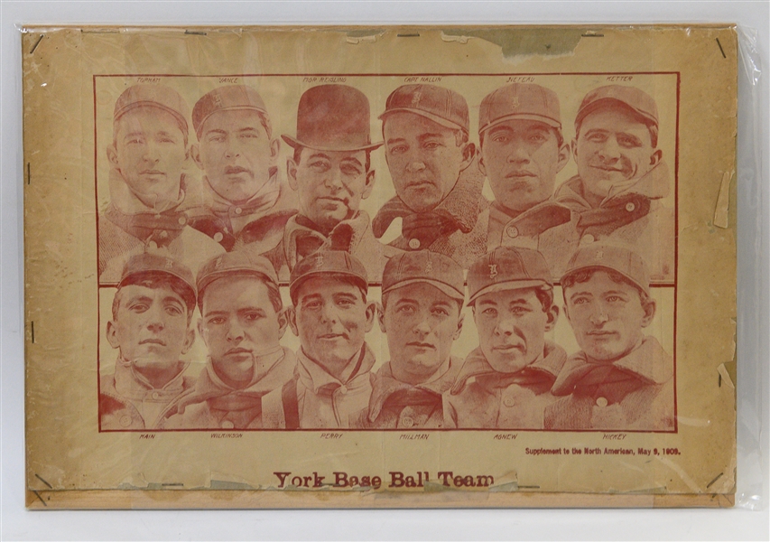 Lot of Vintage Baseball Memorabilia w. Ted Williams Fly Fishing Reel, 1951 Yankees Ball, Yogi Berra Sculpture, and more