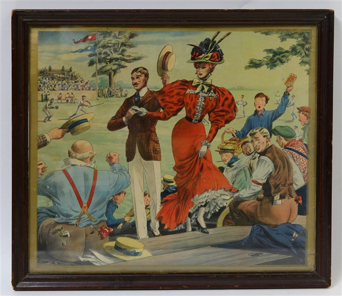 Lot of Vintage Baseball Memorabilia w. Ted Williams Fly Fishing Reel, 1951 Yankees Ball, Yogi Berra Sculpture, and more