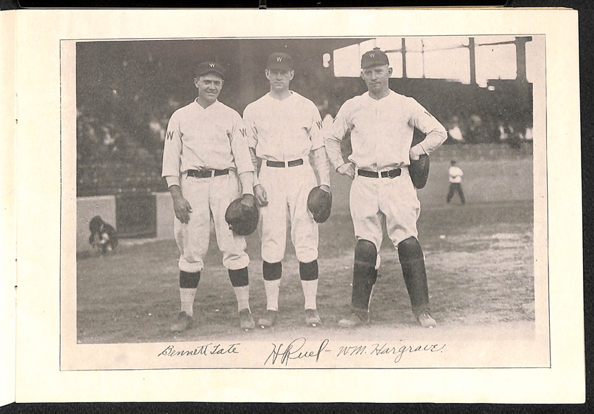 Original 1924 World Series Score Card - Washington Version