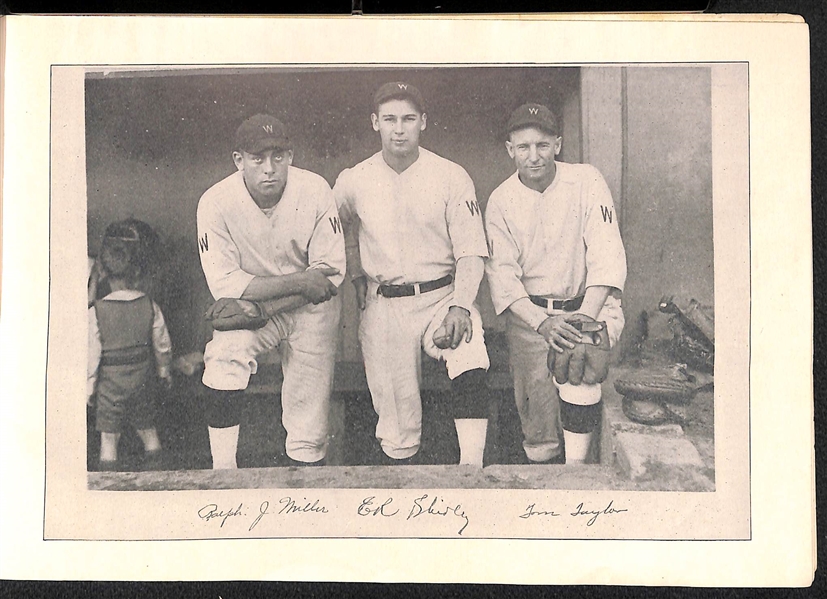 Original 1924 World Series Score Card - Washington Version