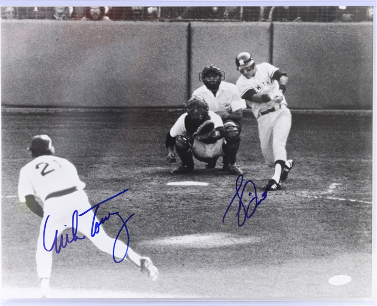  Baseball Autograph Lot w. Bill Dickey, Stan Musial, Mike Torres/Buckey Dent - JSA Auction Letter