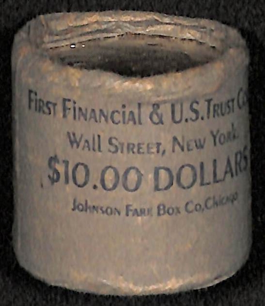 $10 BU Roll of Uncirculated Silver Morgan Dollars w/ 1 Carson City Showing