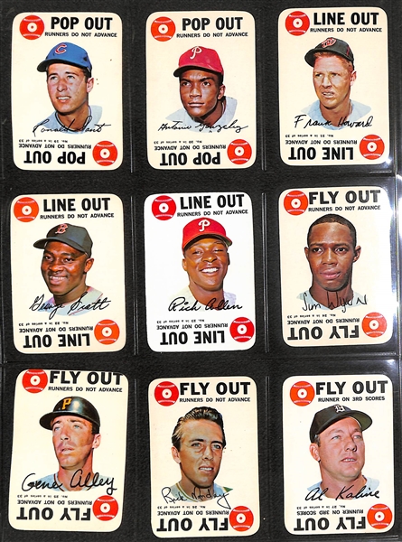 Lot of (2) 1968 Topps Game Baseball Sets w. extra Mickey Mantle (67 Total Cards)