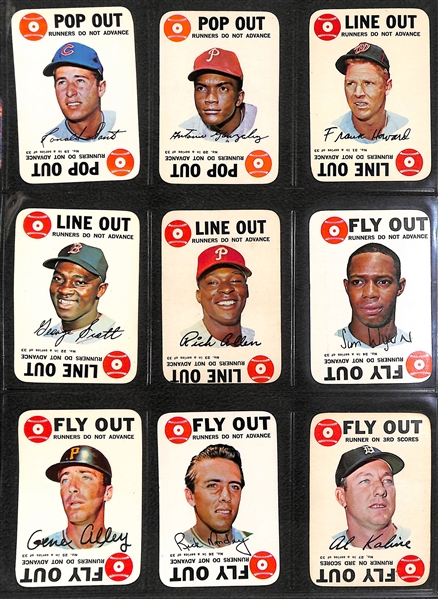Lot of (2) 1968 Topps Game Baseball Sets w. extra Mickey Mantle (67 Total Cards)