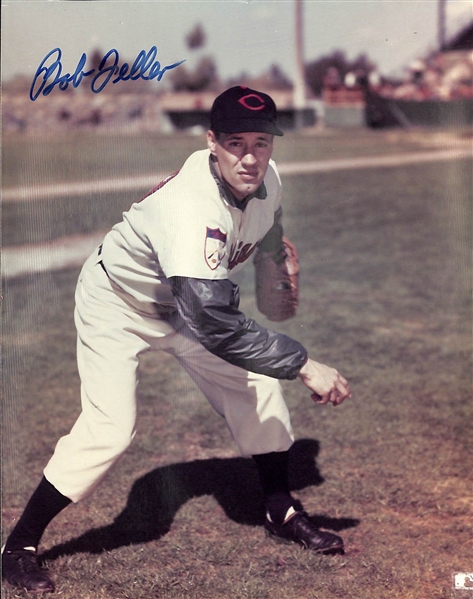 Lot of Signed Baseball 8x10 Photos - B. Gibson, P. Rose, F. Robinson, R. Colavito, B. Feller - JSA Auction Letter