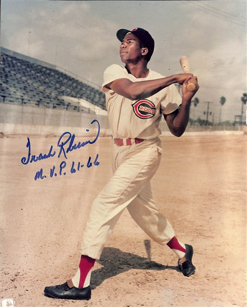 Lot of Signed Baseball 8x10 Photos - B. Gibson, P. Rose, F. Robinson, R. Colavito, B. Feller - JSA Auction Letter