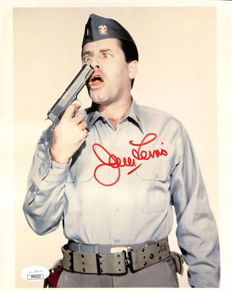 Lot of (2) Signed Photos - Jerry Lewis & Bob Barker - JSA COA