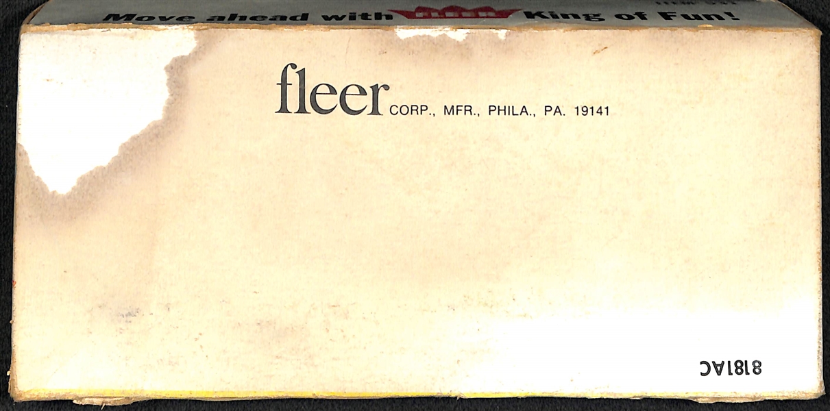 1968 Fleer Official Major League Baseball Iron-Ons Full Box of 24 packs
