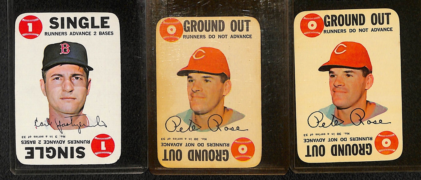Lot of (150+) Assorted 1968 Topps Game Cards w. (2) Mickey Mantle & (2) Roberto Clemente