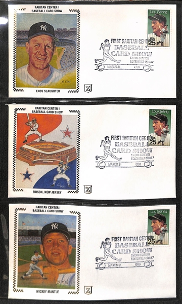 (2) Albums of Assorted 1950s-1980s Cards, Stamps, Discs, and Match Books, Ect