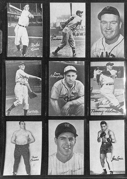 (2) Albums of Assorted 1950s-1980s Cards, Stamps, Discs, and Match Books, Ect