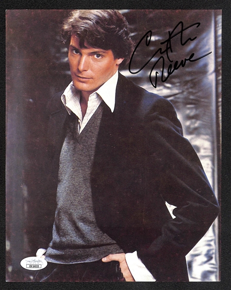 RARE Christopher Reeve (Superman) Signed 8x10 Photo - Full JSA Letter of Authenticity