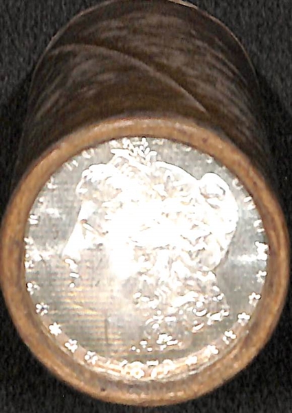 $20 BU Roll of Uncirculated Silver Morgan Dollars w/ End Roll CC (Carson City)