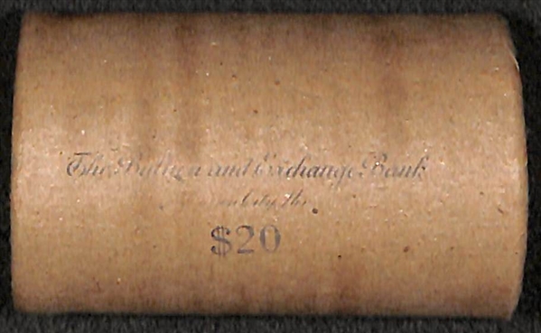 $20 BU Roll of Uncirculated Silver Morgan Dollars w/ End Roll CC (Carson City)