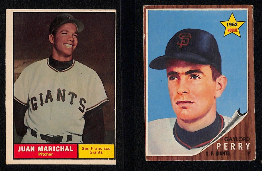 Lot of (19) 1957-1966 Topps Star & HOFer Rookie Cards w. 1962 Lou Brock