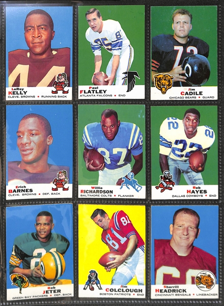 1969 Topps Football Complete Set of 263 Cards