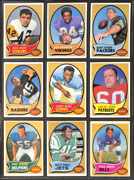 1970 Topps Football Complete Set of 263 Cards