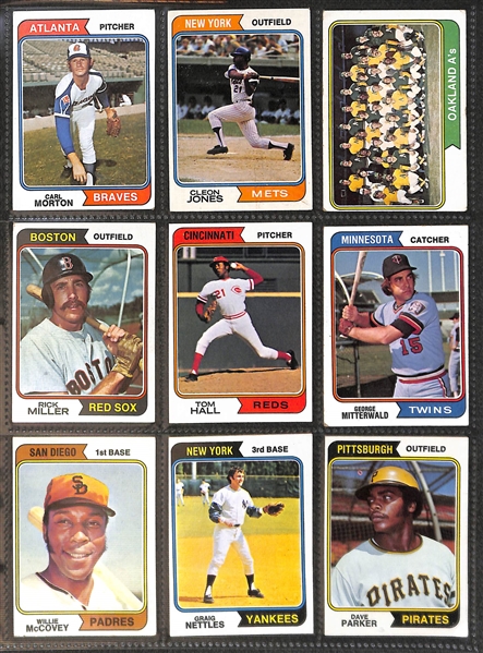 1974 Topps Baseball Complete Set of 660 Cards w. Dave Winfield Rookie Card