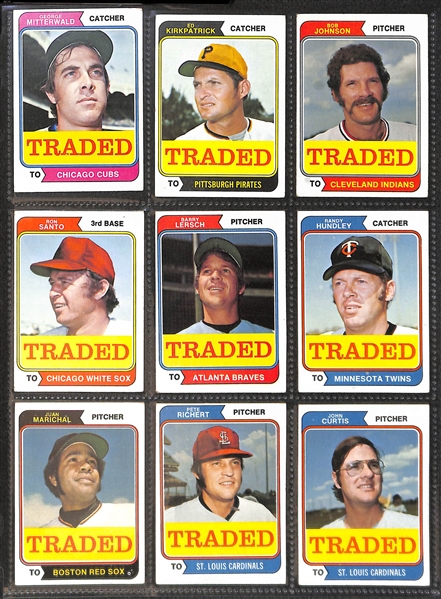 1974 Topps Baseball Complete Set of 660 Cards w. Dave Winfield Rookie Card