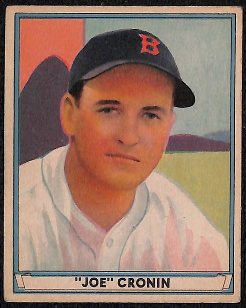 Lot of (14) 1941 Play Ball Cards & (7) 1948 Leaf Cards w. 1941 Play Ball Joe Cronin
