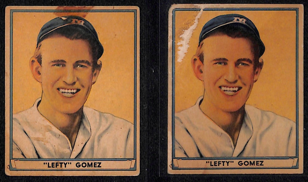 Lot of (14) 1941 Play Ball Cards & (7) 1948 Leaf Cards w. 1941 Play Ball Joe Cronin