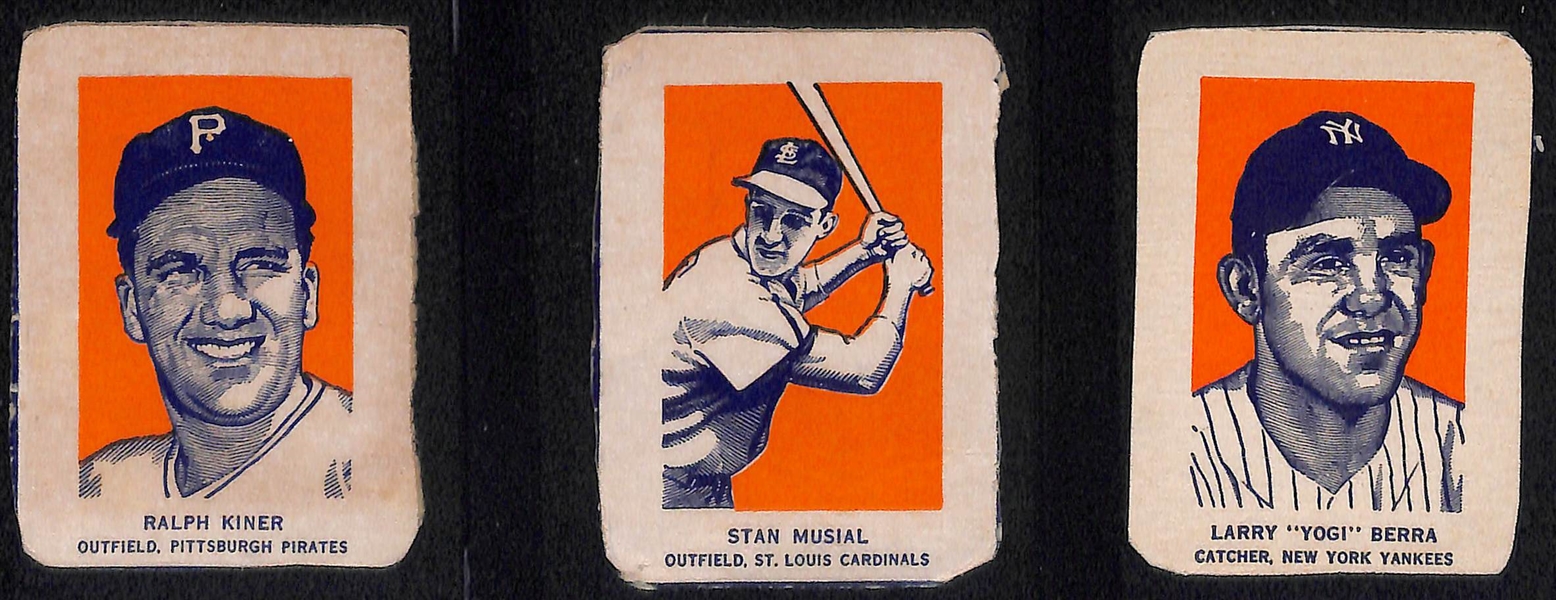 Lot of (6) 1955 Topps Double Headers & (6) 1952 Wheaties Cards w. 1955 Topps Double Header Ernie Banks