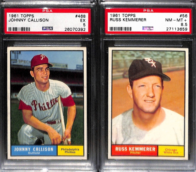 Lot of (16) Late 50s to Early 60s Graded Topps Baseball Cards w. Killebrew, Kaat, Spahn