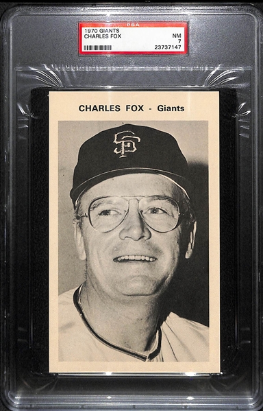 Complete Set of (12) PSA Graded 1970 San Francisco Giants Team Set w/ Willie Mays PSA 8